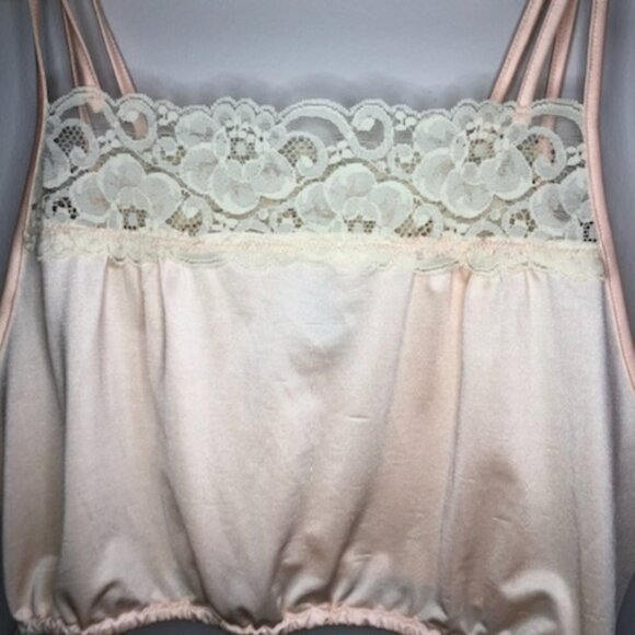 Satin Side-Tie Cropped Cami | Urban Outfitters - Picture 8 of 8